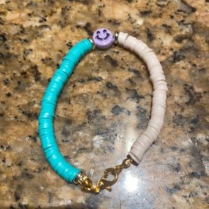 Homemade claybead bracelet